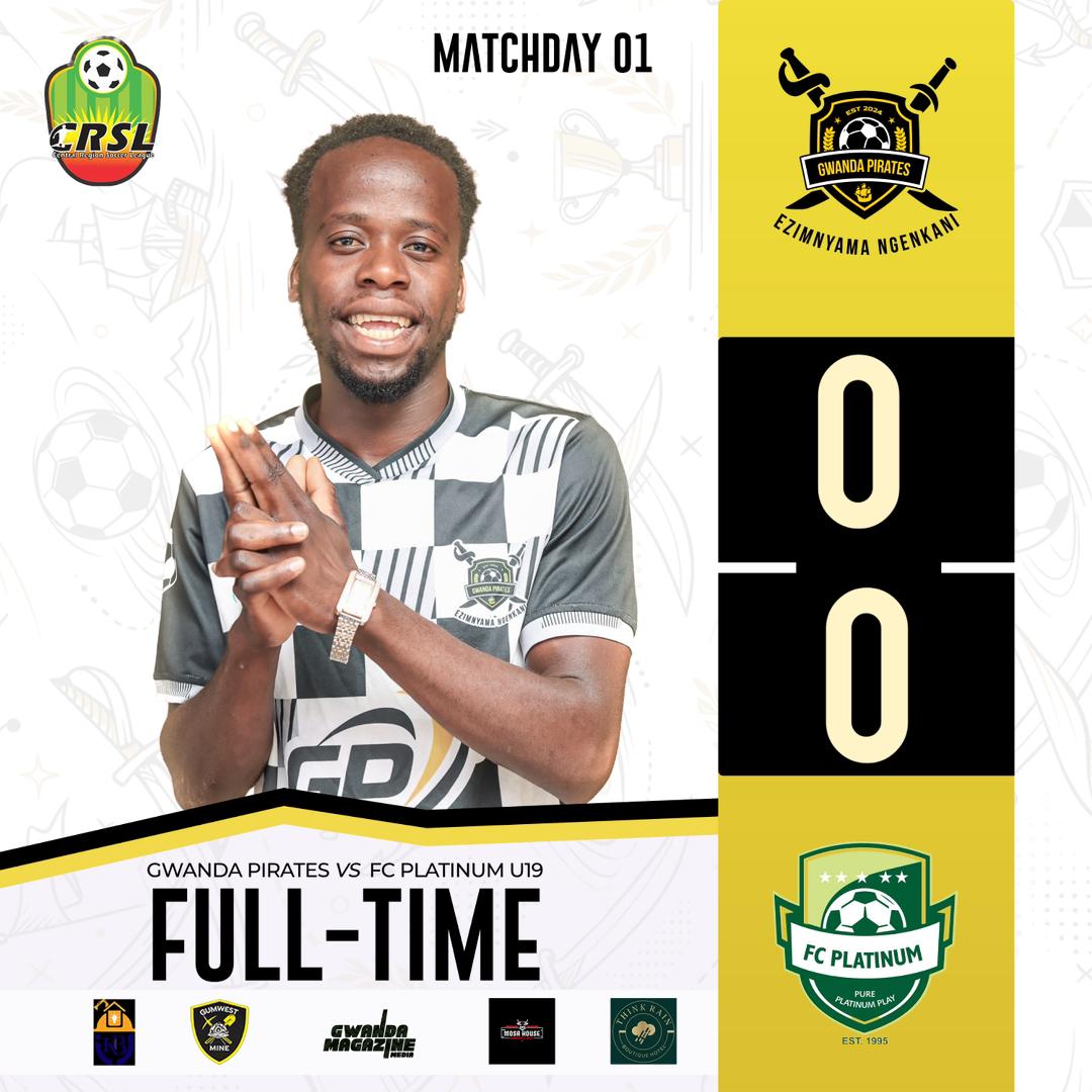 GWANDA PIRATES AND FC PLATINUM U19 SHARE SPOILS